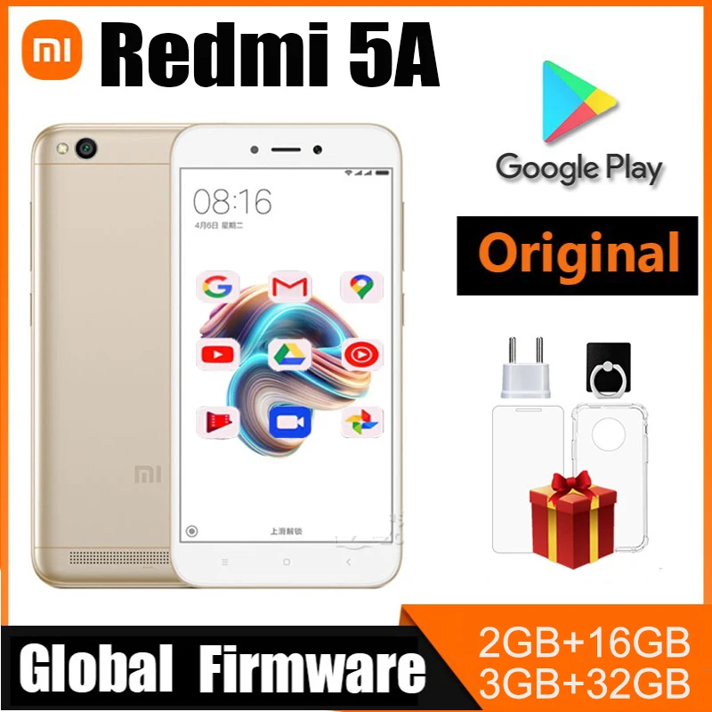 Global Version Xiaomi Redmi 5A Smartphone Snapdragon 425 Android MSM8917used phone