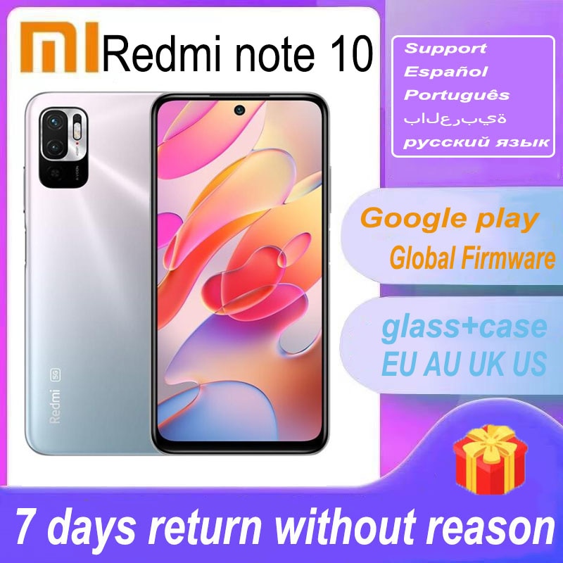 global version redmi Note 10 5G celular xiaomi 8GB 128GB Mobile Phone Dimensity 700 5000mAh