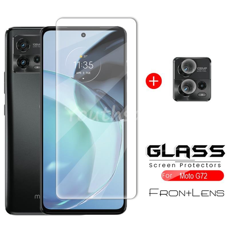 For Motorola Moto G72 Glass Moto G82 E32 G52 G53 G62 G72 Glass Screen Camera Protector Film For Motorola G72 Tempered Glass