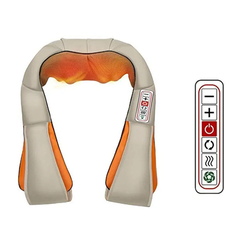 Kneading Shawl Neck Vehicle Home Massager Neck Shoulder Waist Whole Body Kneading And Kneading Massage Shawl
