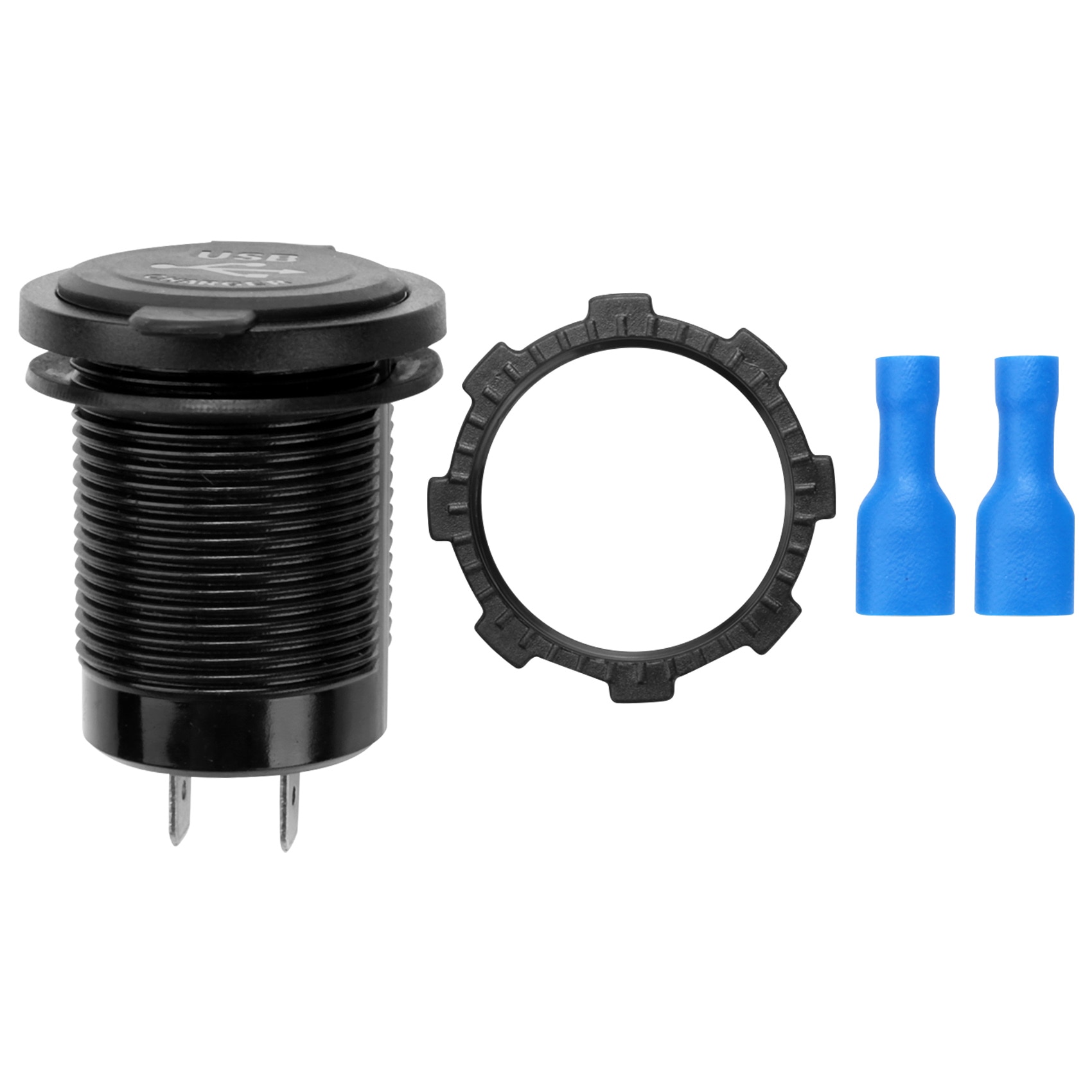 12V-24V Car Vehicle Waterproof 5V 2.1A + 2.1A Dual USB Power Sockets Outlet