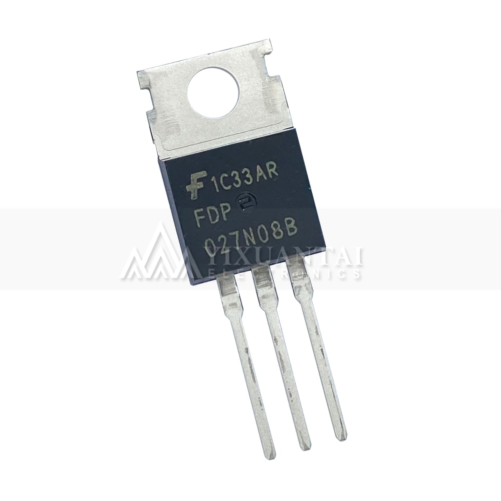 10PCS Original FDP027N08B FDP027N08 Marking:027N08B MOSFET N-CH 80V 120A TO220-3 SAME IPP020N08N5 IPP034N08N5 FDP039N08B