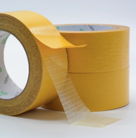 1pcs 10M Waterproof Seamless Carpet Floor Mesh Fibers Grid fiber double sided adhesive filament tape