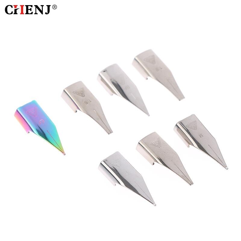 3pcs 757# Fountain Pen Nib Accessories Dazzling F/EF/M Art Nib School Supplies Fountain Pen Office Writing Student Stationery