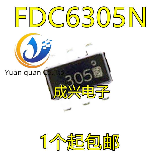 20pcs original new FDC6305N FDC6305N-NLSOT23-6 Field Effect Tube Store