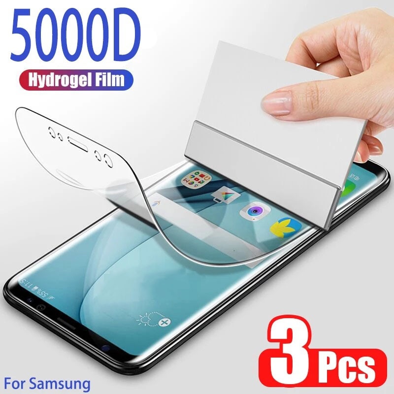 3PCS Screen Protector for Samsung Galaxy J7 Pro J7 Note 3 Neo Note 3 4 5 edge Full Cover Soft Hydrogel Film HD Protective Film