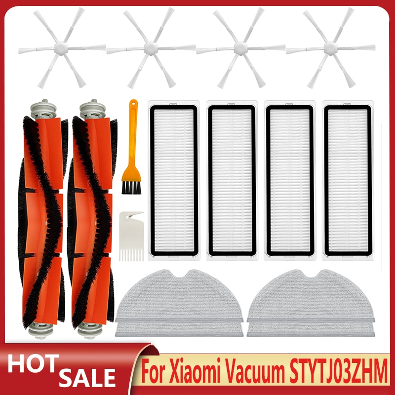 Replacement For Xiaomi Mi Robot Vacuum Mop 2 STYTJ03ZHM Spare Parts Accessories Main Side Brush Hepa Filter Mop Cloth Rag