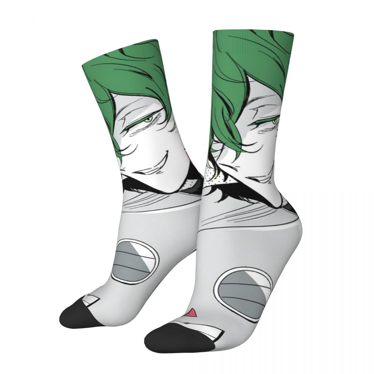 Hip Hop Vintage Majima-1 Crazy Men's Compression Socks Unisex Lycoris Recoil Harajuku Seamless Printed Funny Happy Crew Soc