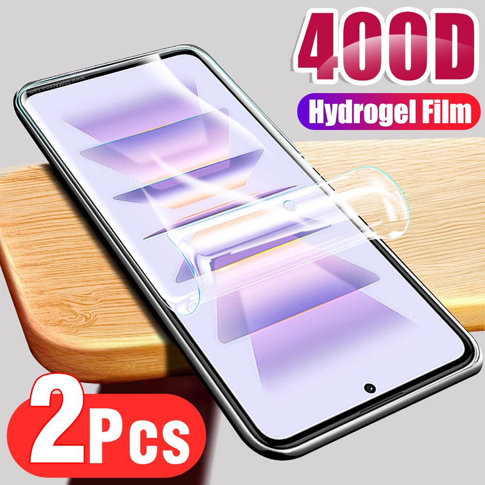 2PCS Full Coverage Hydrogel Film For Xiaomi Redmi K60 Pro Protective Film xioami Redmi K60E K60Pro Screen Protector HD 6.67inch
