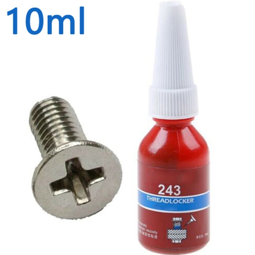 Threadlocker 10ml Loctite 243 Screw Adhesive Anaerobic Glue Screw Glue Thread Locking Agent Anaerobic Glue Anti-loose