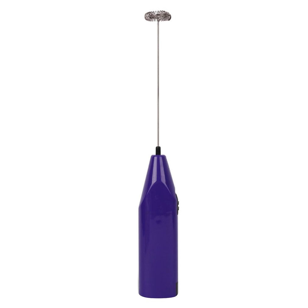 Mini Stainless Electric Handheld Egg Beater Household Kitchen Steel Coffee Milk Tea Blender Beat up the Cream Stirring