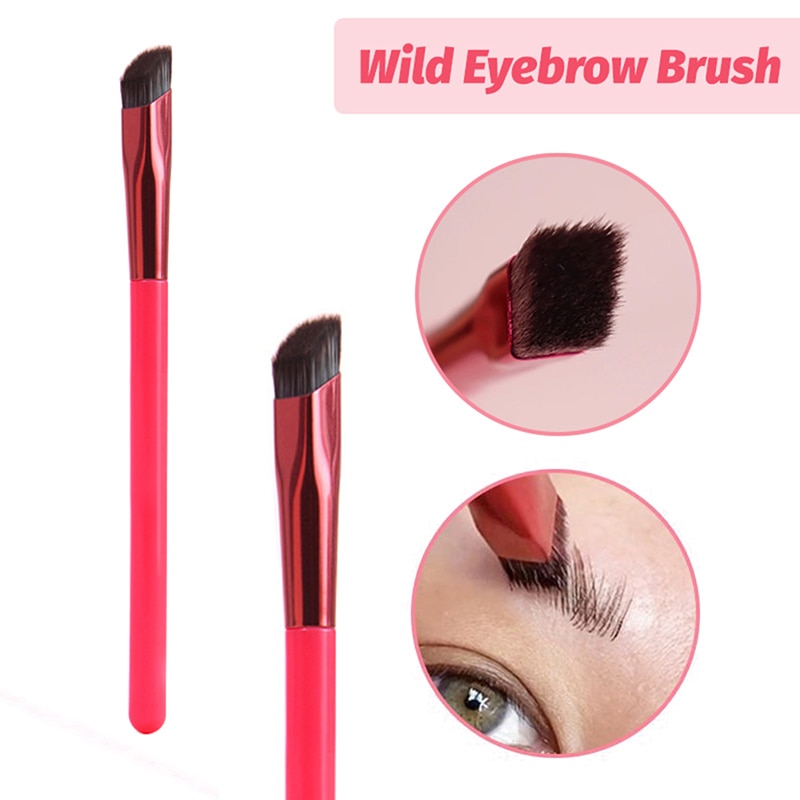 Wild Eyebrow Brush Multifunction Simulated Eyebrow Hair Makeup Brush Contour Eyeshadow Concealer Square Make Up Brushes