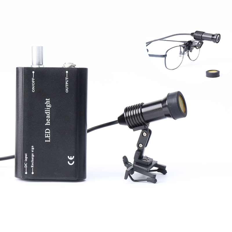 Dental Headlamp Surgical Light With Filter 1800 Mah Battery Dentist Tools ENT General Surgery Dentistry Dental LED Lamp