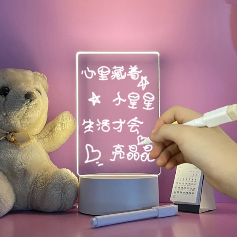 1 PC LED Writing Tablet Educational Painting Board 3 Level Dimmable Drawing Copy Board Toys For Children Christmas Gift