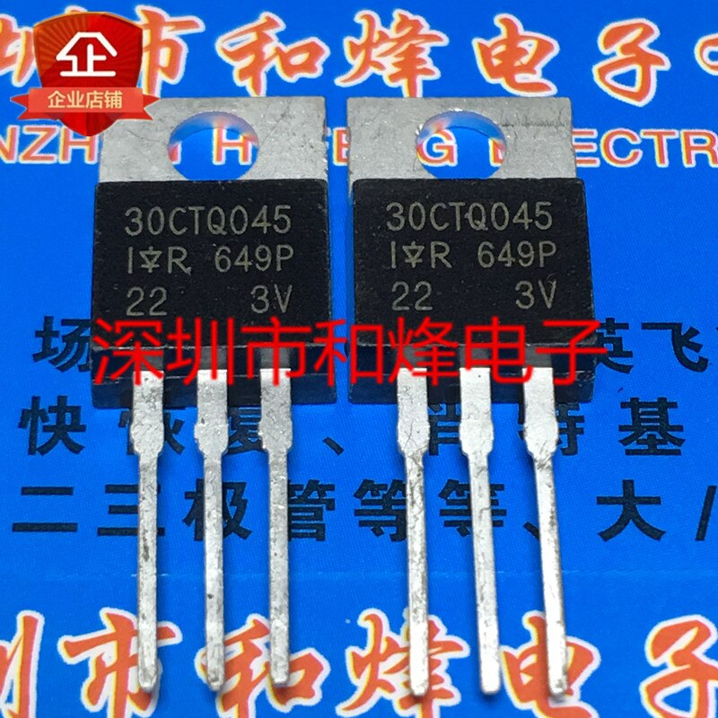 30pcs original new 30CTQ045 TO-220 30A 45V