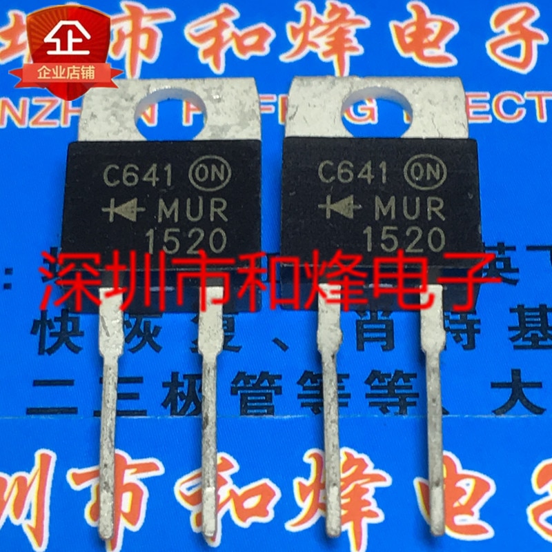 30pcs original new MUR1520 TO-220 200V 15A
