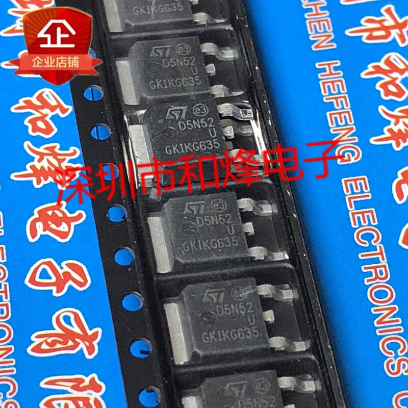 20pcs original new D5N52U STD5N52U TO-252 525V 4.4A