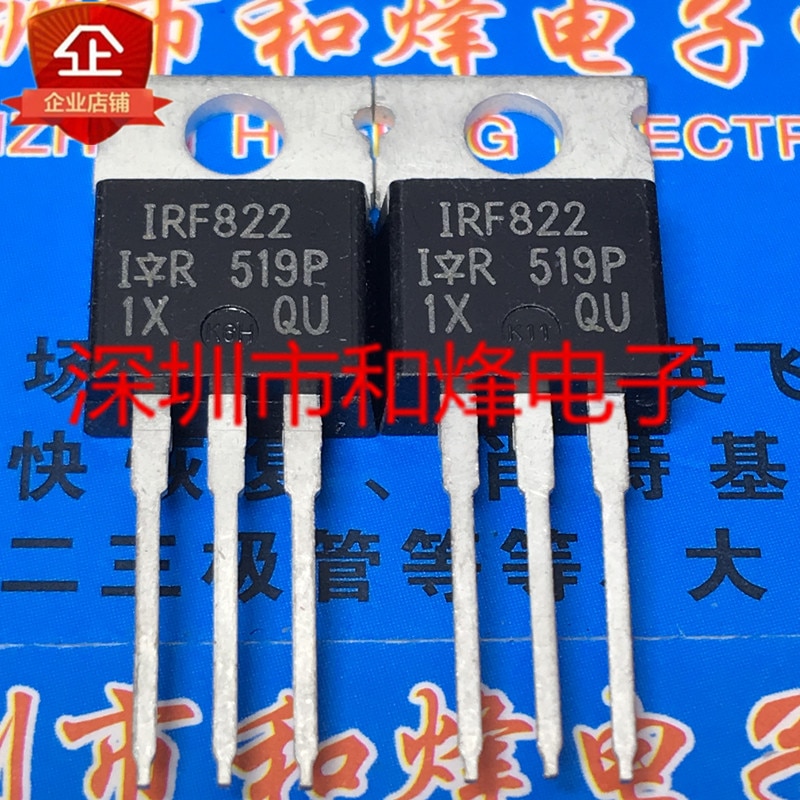 30pcs original new IRF822 TO-220 500V 2.2A