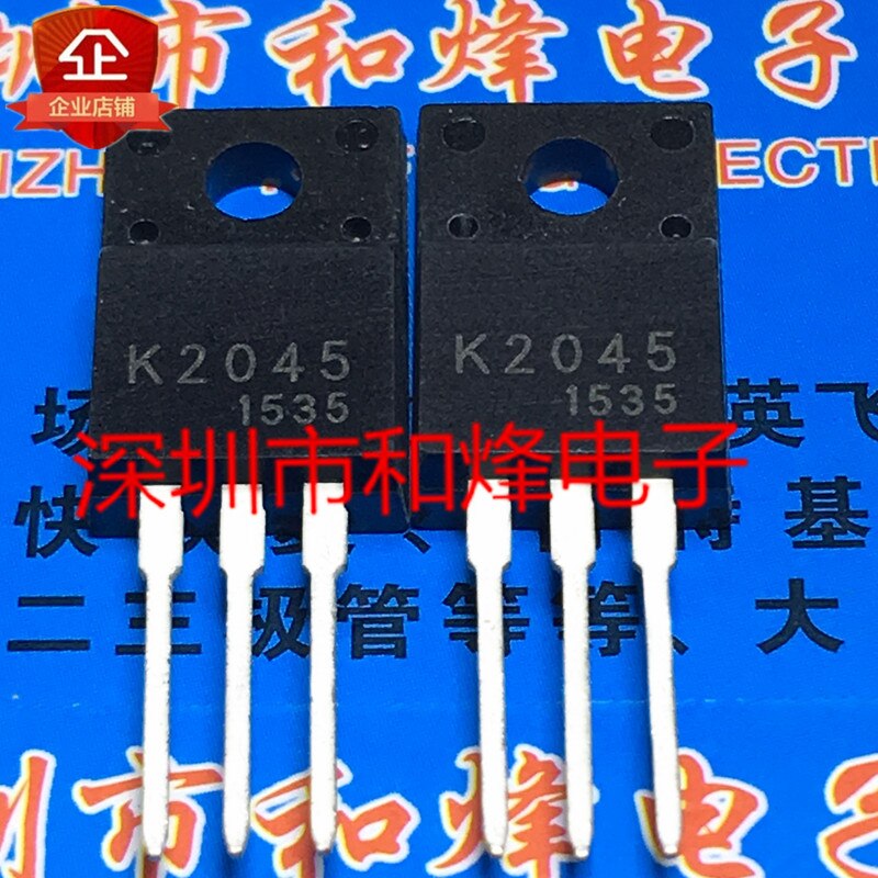 30pcs original new K2045 2SK2045 TO-220F 600V 5.5A
