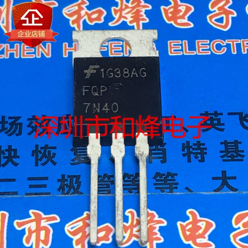30pcs original new FQP7N40 TO-220 400V 7A