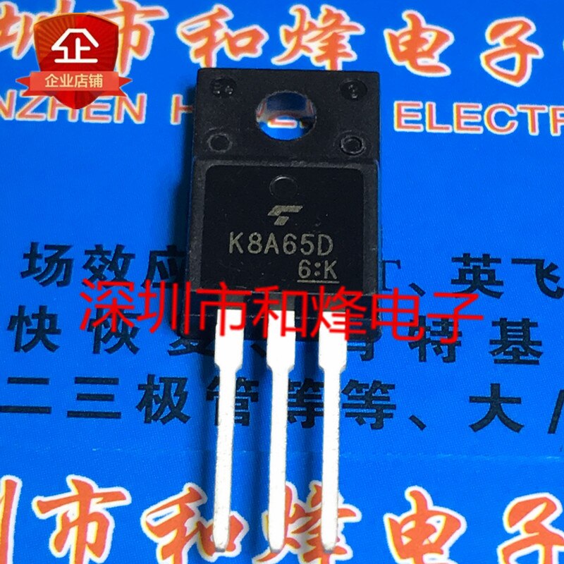 30pcs original new K8A65D TK8A65D TO-220F 650V 8A
