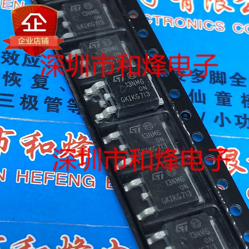 30pcs original new 13NM60N STD13NM60N TO-252 600V 11A