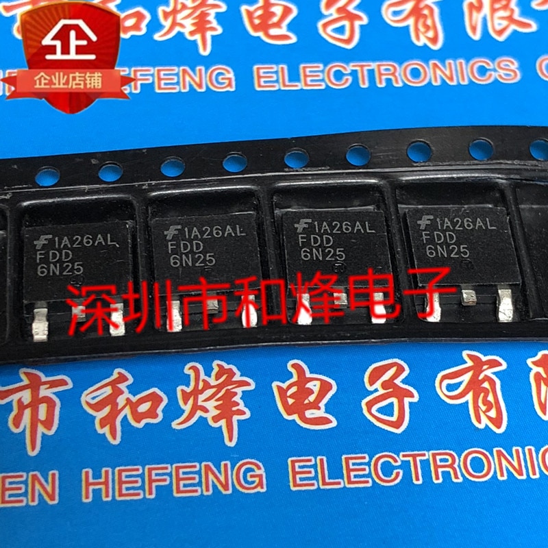 20pcs original new FDD6N25 TO-252 250V 4.4A