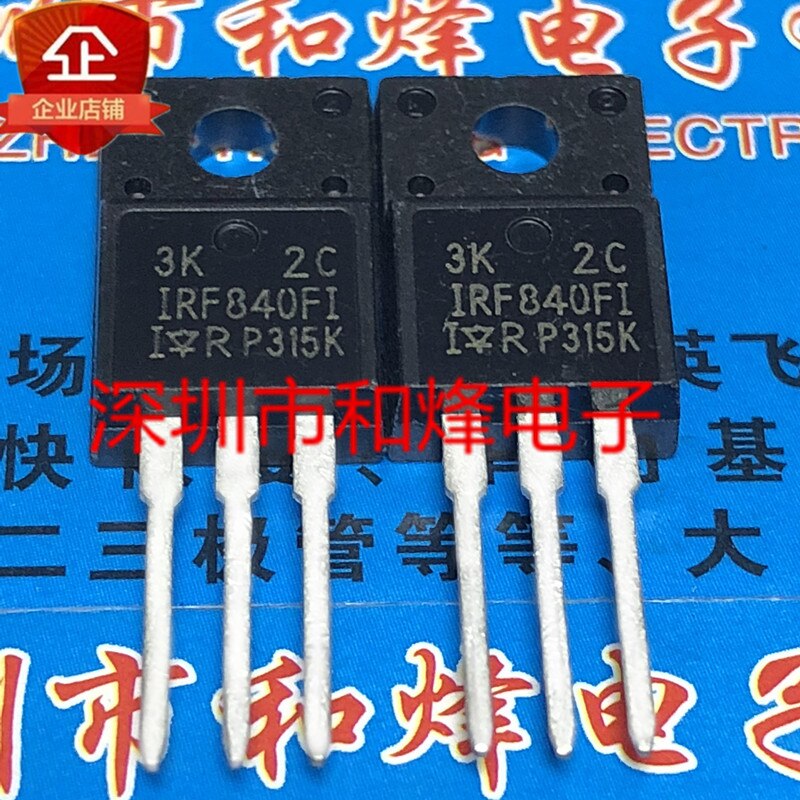 30pcs original new IRF840FI TO-220F 500V 4.5A