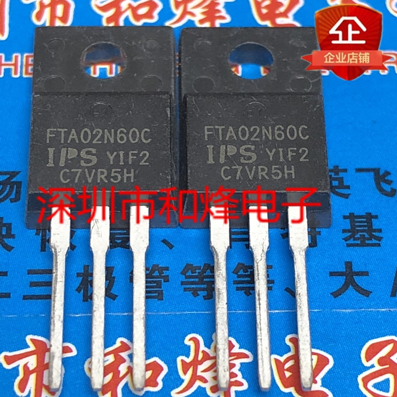 20pcs original new FTA02N60C TO-220F 600V 2A