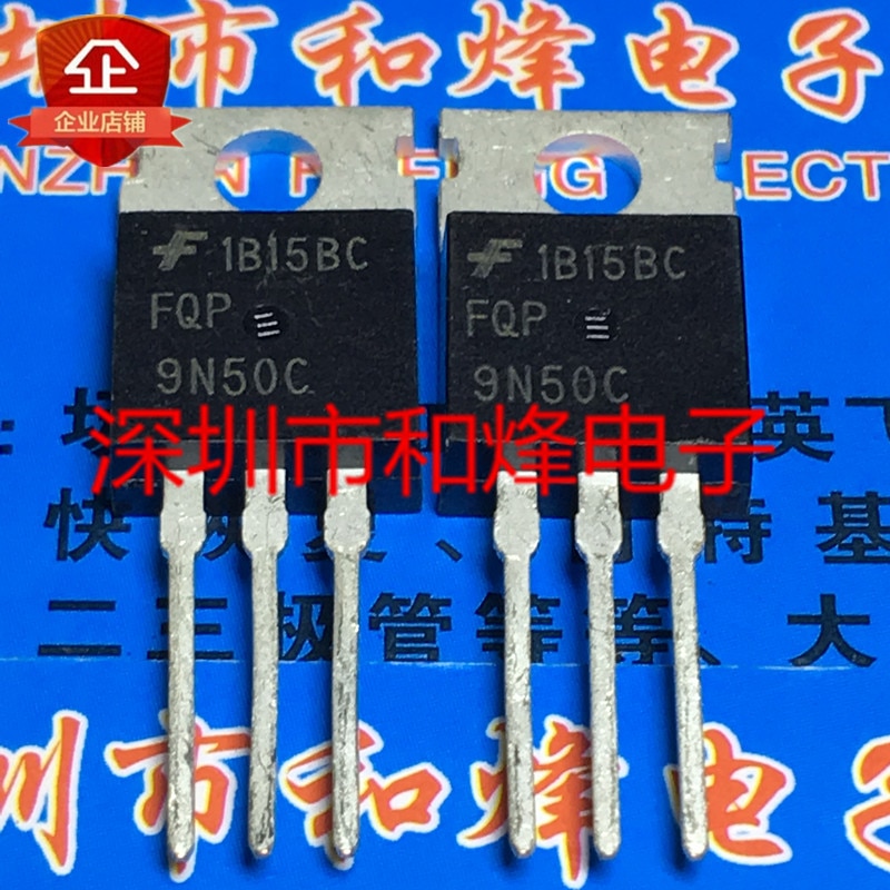 30pcs original new FQP9N50C TO-220 9A 500V
