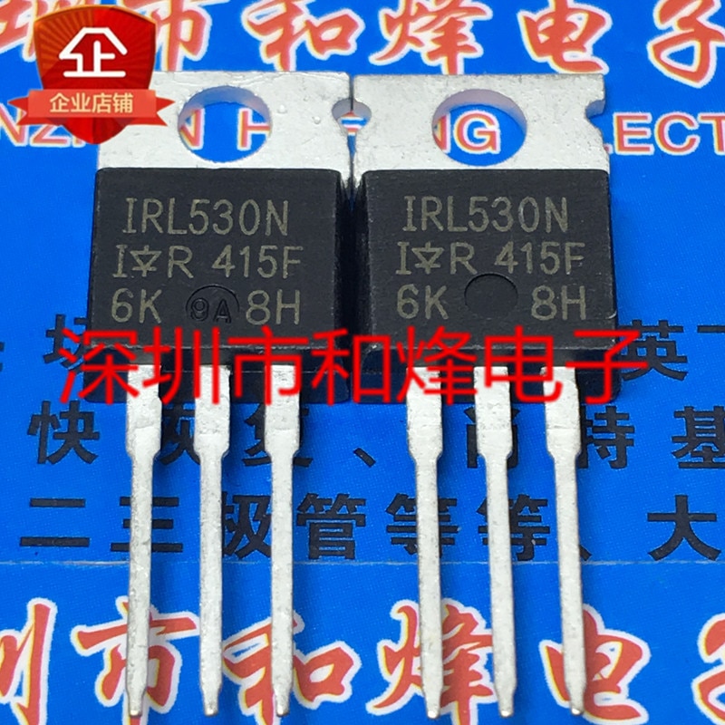 30pcs original new IRL530N TO-220 100V 17A