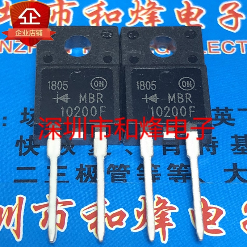 30pcs original new MBR10200F TO-220F-2 200V 10A