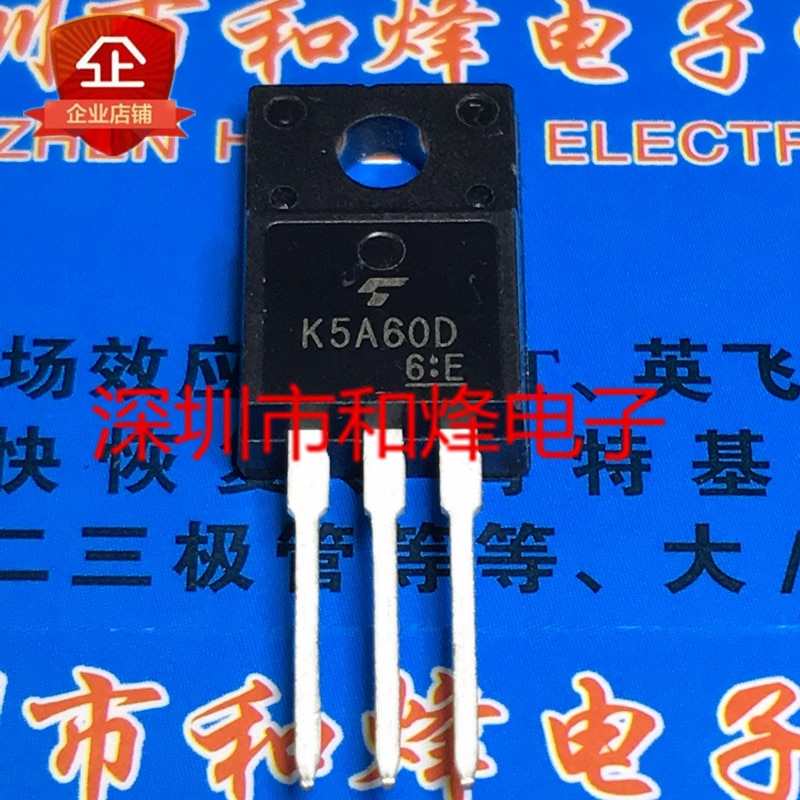 30pcs original new K5A60D TK5A60D TO-220F 600V 5A