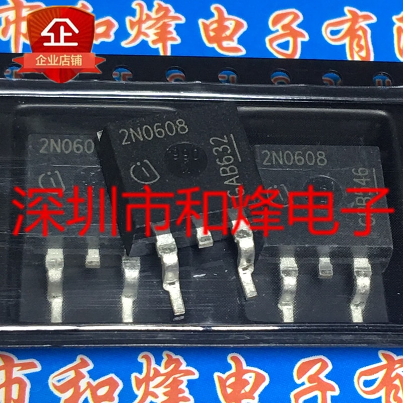 30pcs original new 2N0608 IPB80N06S2-08 TO-263 55V 80A
