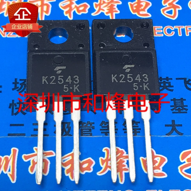 30pcs original new 2SK2543 K2543 TO-220F 500V 8A