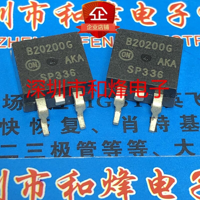 30pcs original new MBRB20200CTG B20200G TO-263 200V 20A