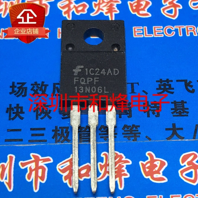 30pcs original new FQPF13N06L TO-220F