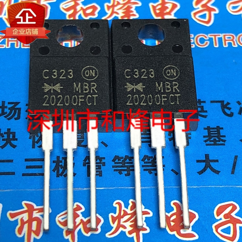 30pcs original new MBR20200FCT TO-220F 200V 20A