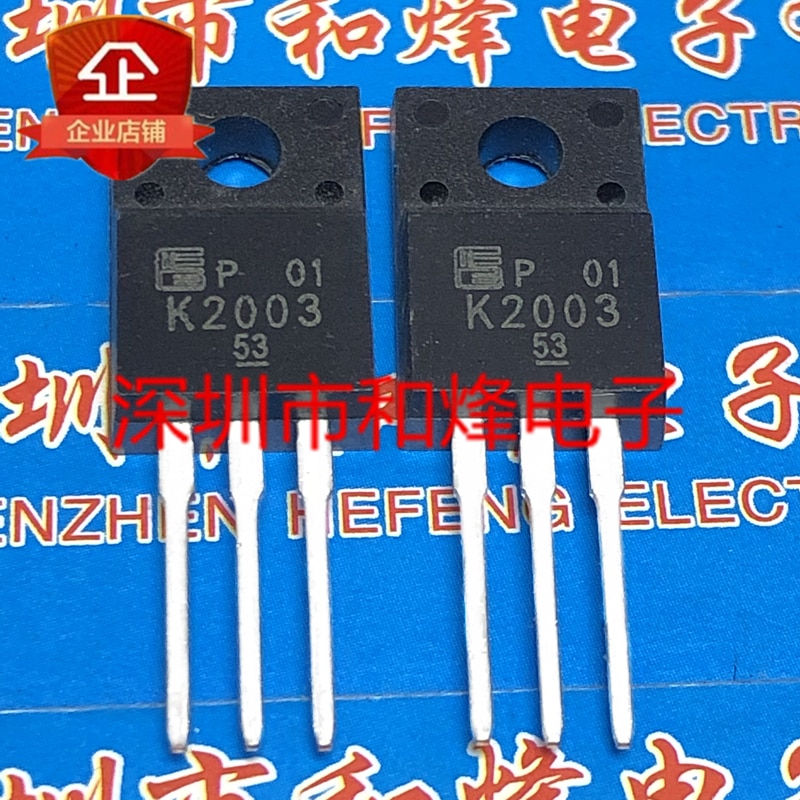 30pcs original new K2003 2SK2003 TO-220F 600V 4A