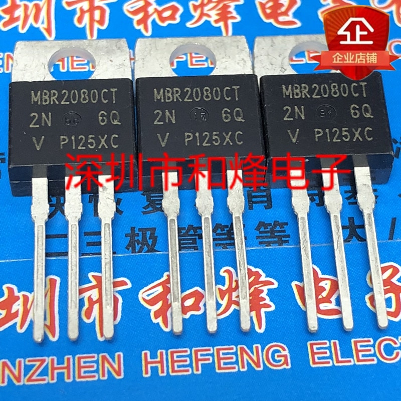 30pcs original new MBR2080CT TO-220 60V 20A