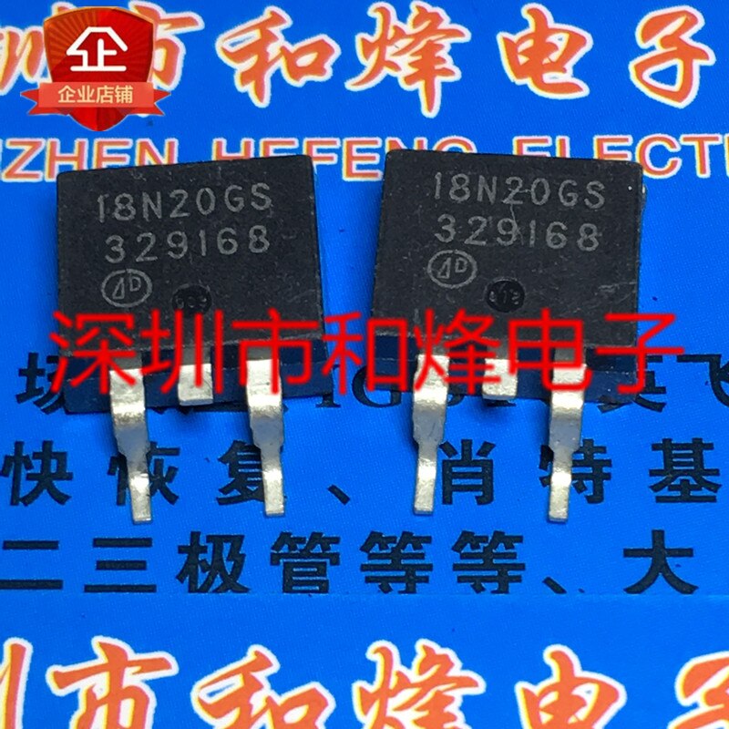 30pcs original new 18N20GS AP18N20GS TO-263 200V 18A
