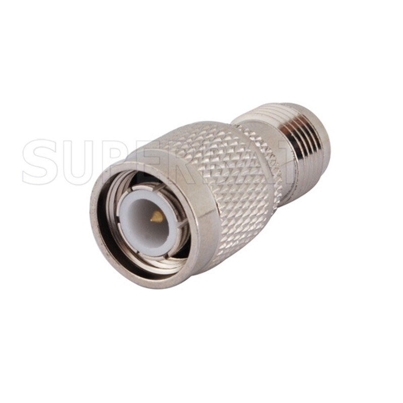 Superbat TNC Adapter TNC Male to RP-TNC Female(Male Pin) Straight RF Coaxial Connector