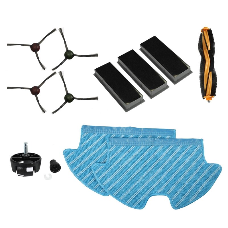 Roller Brush Side Brush Hepa Filter Mop Wheel For Ecovacs Deebot Ozmo 900 DN5G Vacuum Cleaner Sweeper Parts Replacement