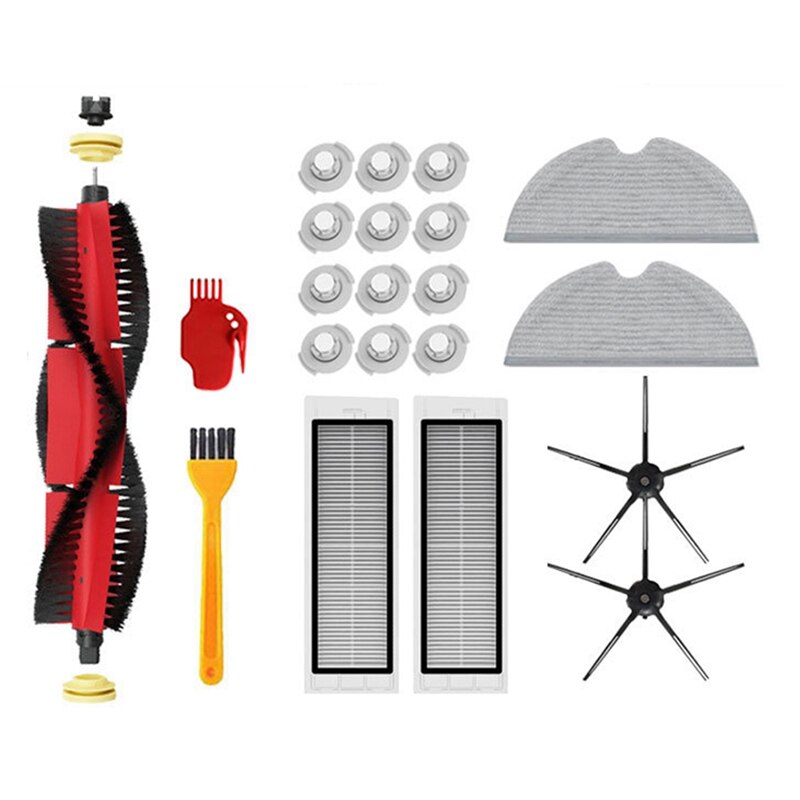 For Xiaomi Roborock S5 S6 Max Pure E4 Е5 T6 T4 Hepa Filter Main Side Brush Mop Cloth Vacuum Cleaner Replacement Parts