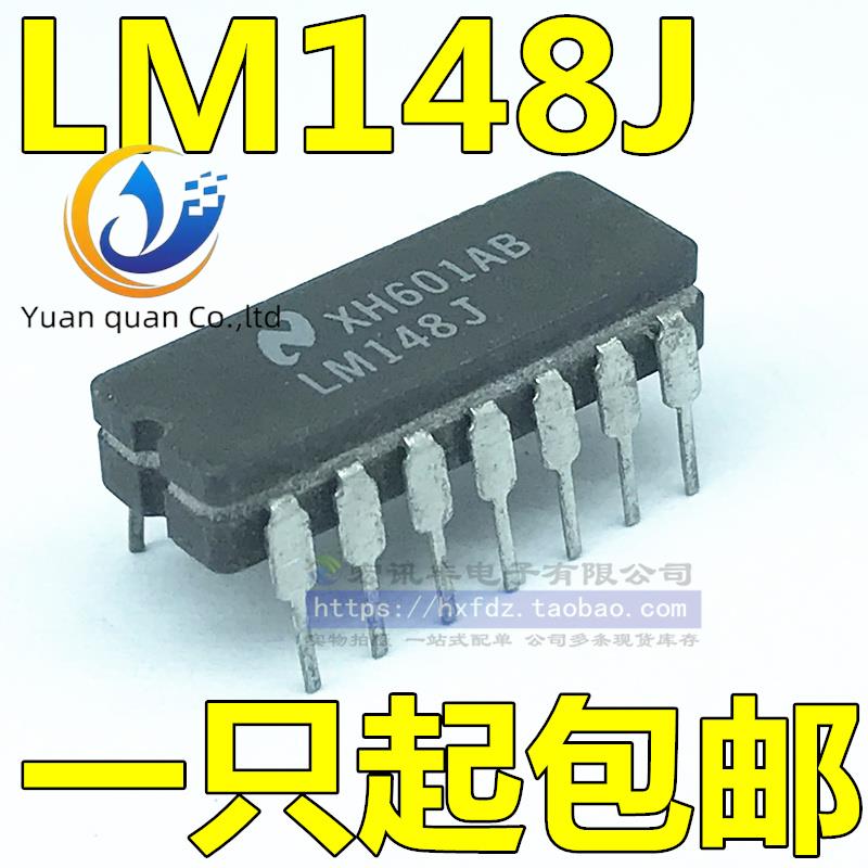 20pcs original new LM148 LM148J DIP14 Ceramic IC Low Power Operational Amplifier