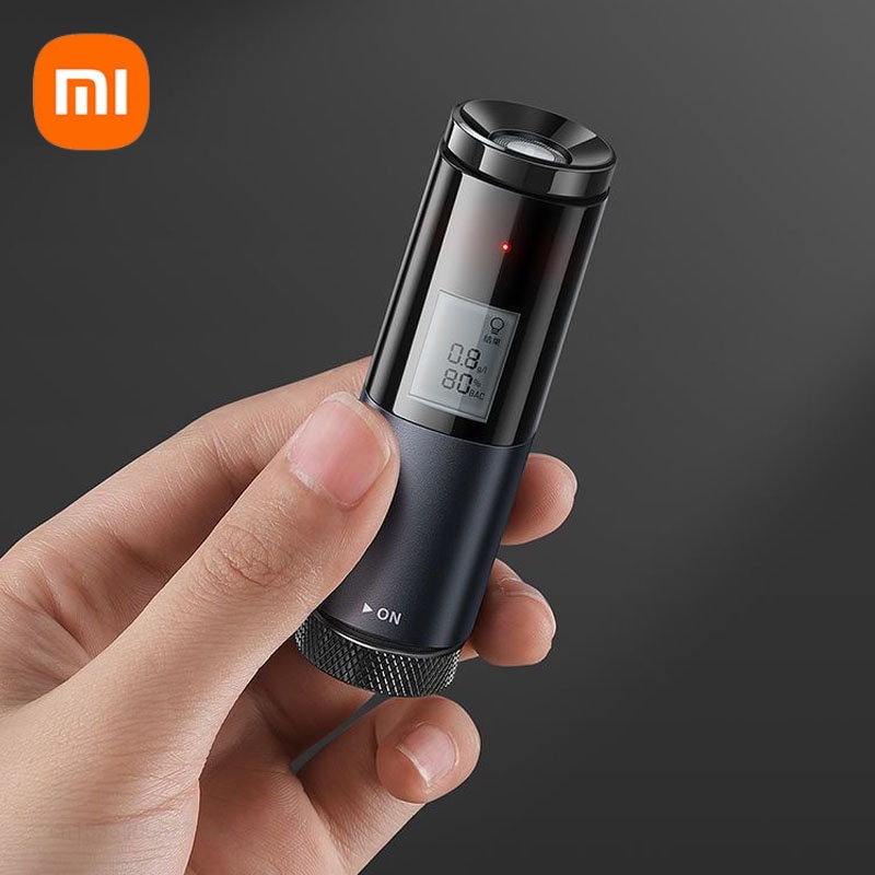 Xiaomi Baseus Automatic Alcohol Tester Breathalyzer Rechargeable LED Screen Display Non-contact Alcohotest Breath Alcohol Test