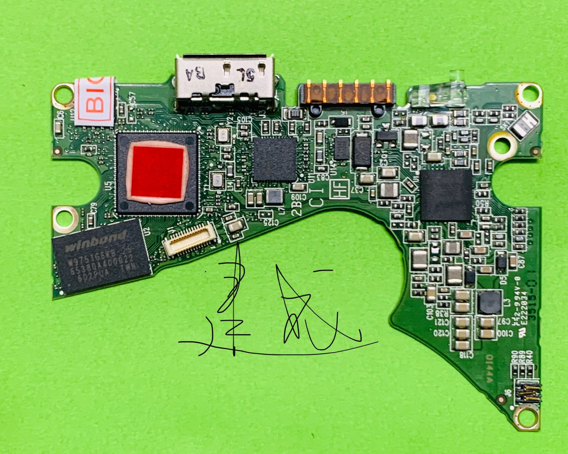 HDD 2060-800041-000 REV P1 removable hard disk drive board recovery data