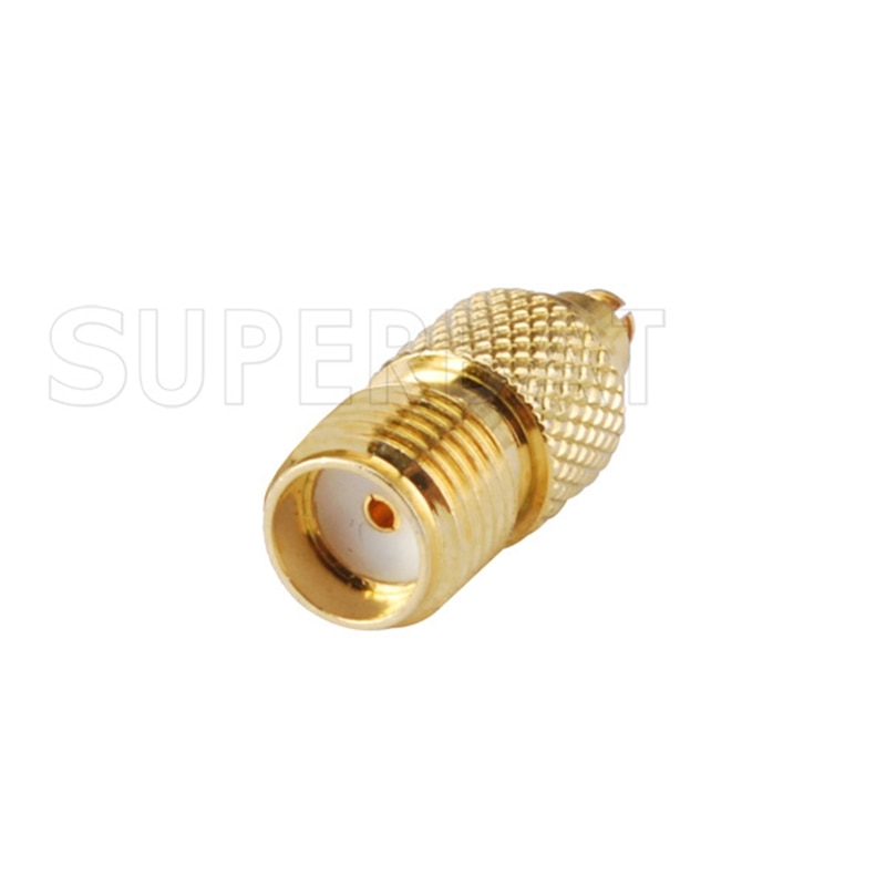 Superbat 5pcs SMA to MC-Card Adapter SMA Female to MC-Card Male Straight Connector