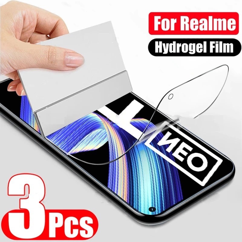 3PCS For Realme GT2 Pro GT Neo2 Screen Safety Soft Hydrogel Protector Film For Realme GT2 Pro GT 2 Pro GT Neo 2 Not Glass