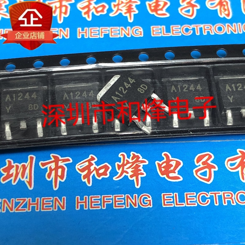 30pcs original new A1244 2SA1244 TO-252 -60V -5A